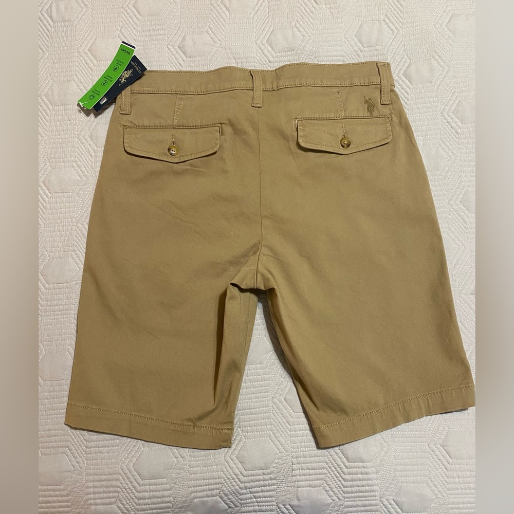 Men's Tan Shorts waist Size 30 NWT US Polo Assn - Picture 2 of 6